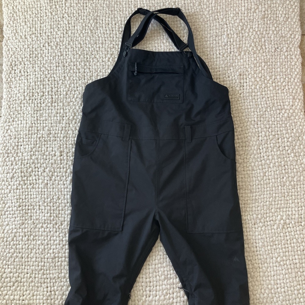 Burton Avalon Snowboard Bibs Pants Women's 2X Black Ski Living Lining Vents